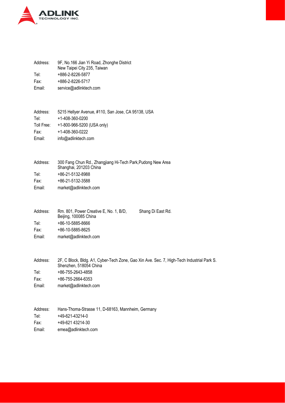 Getting service | ADLINK AmITX-BT-I User Manual | Page 47 / 48