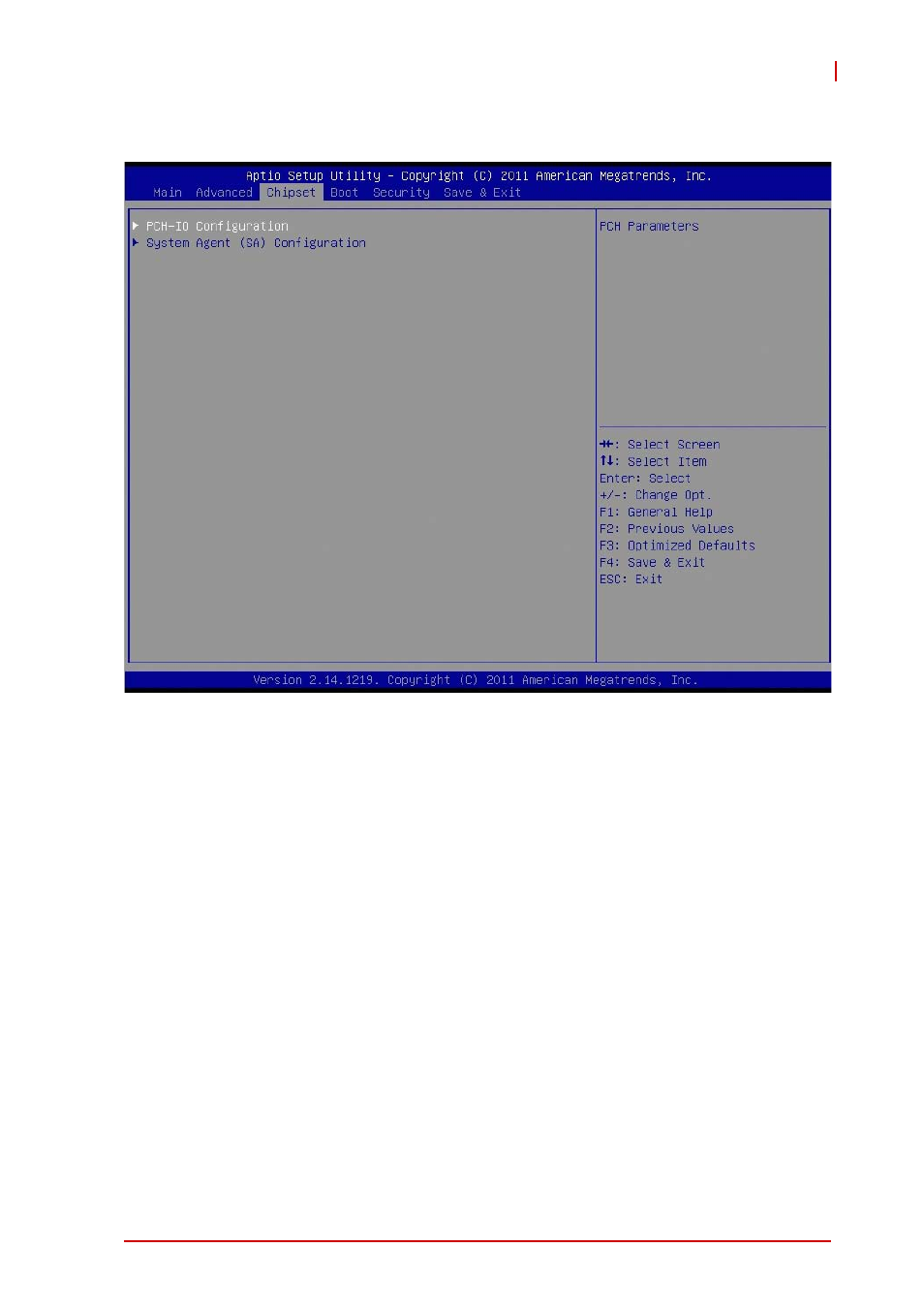 4 chipset setup, Chipset setup | ADLINK AmITX-IB-I User Manual | Page 55 / 82