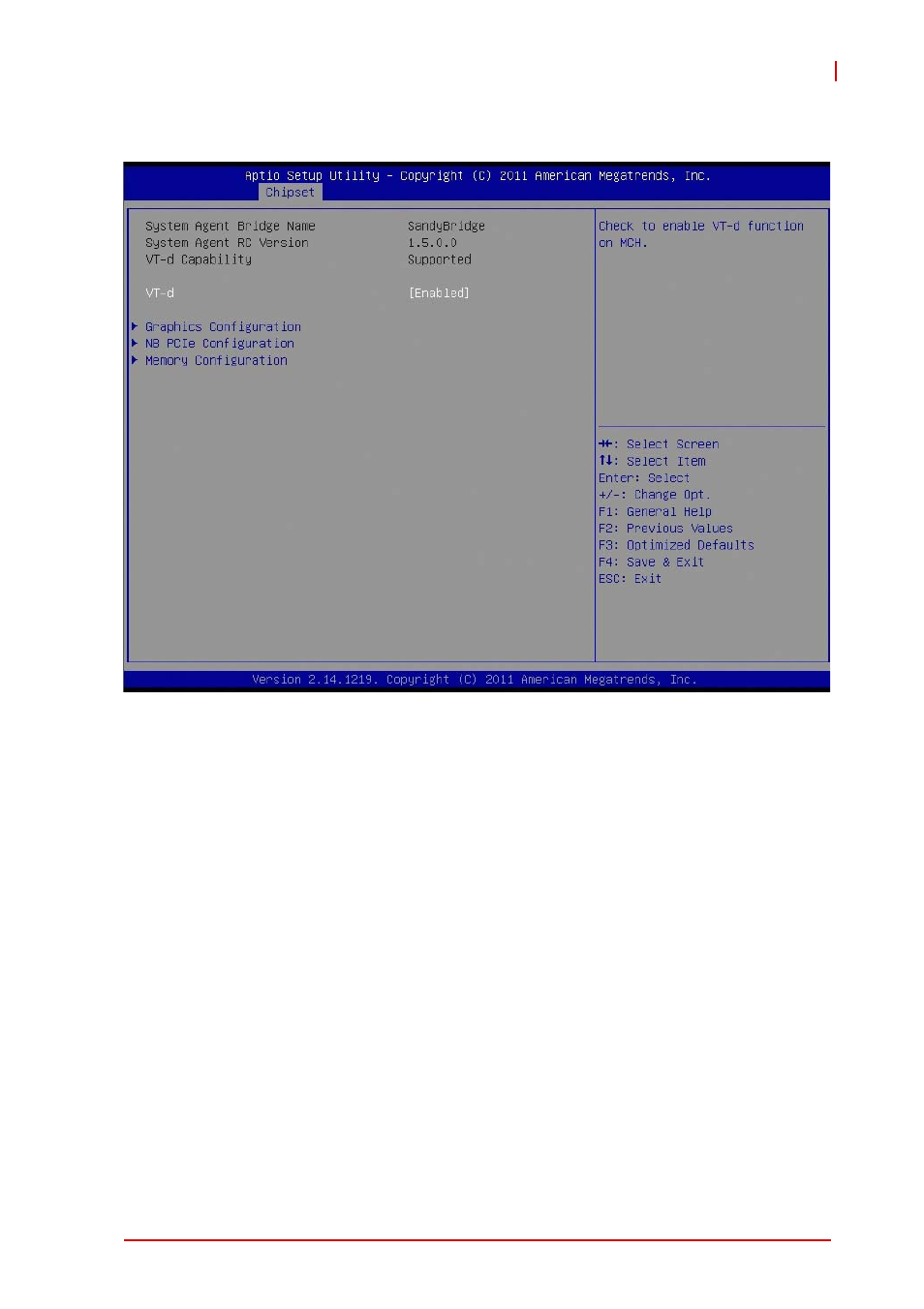 2 system agent (sa) configuration | ADLINK AmITX-IB-I User Manual | Page 59 / 82