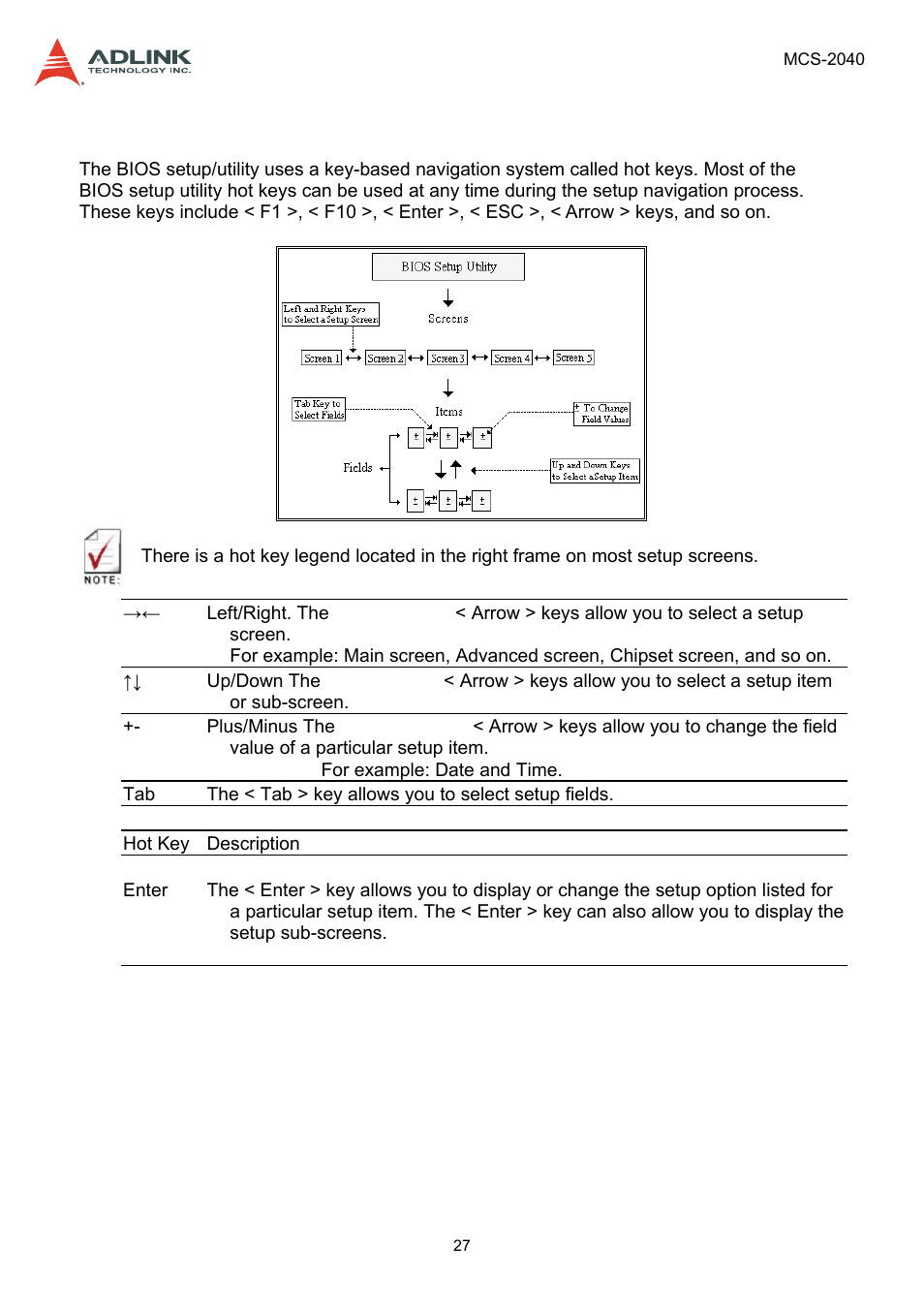 3 navigation, Navigation | ADLINK MCS-2040 User Manual | Page 27 / 63