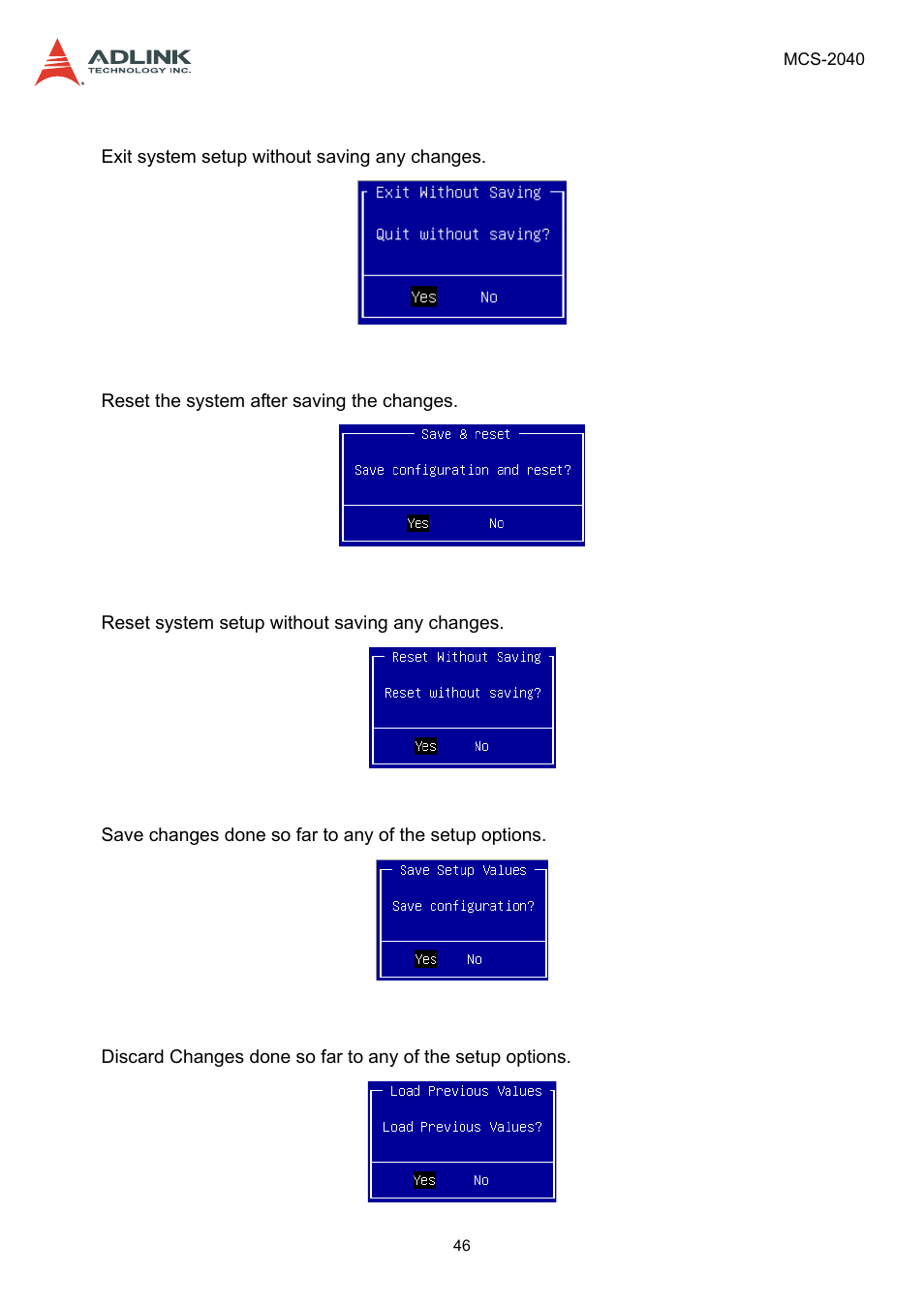 ADLINK MCS-2040 User Manual | Page 46 / 63