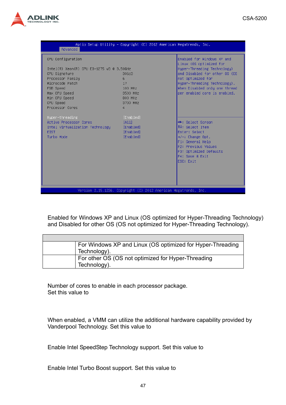 ADLINK CSA-5200 User Manual | Page 47 / 69