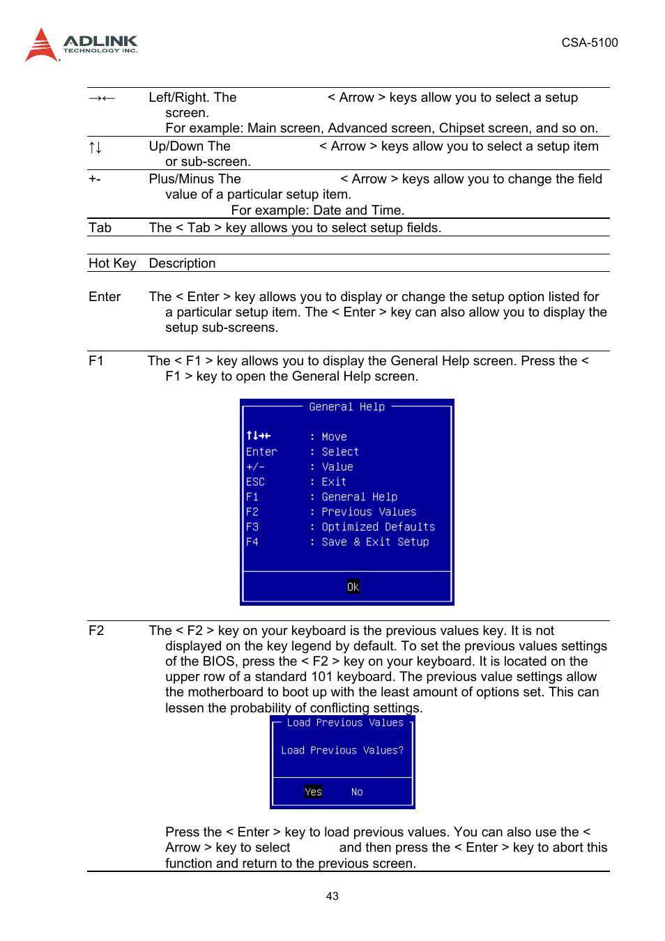 ADLINK CSA-5100 User Manual | Page 43 / 70