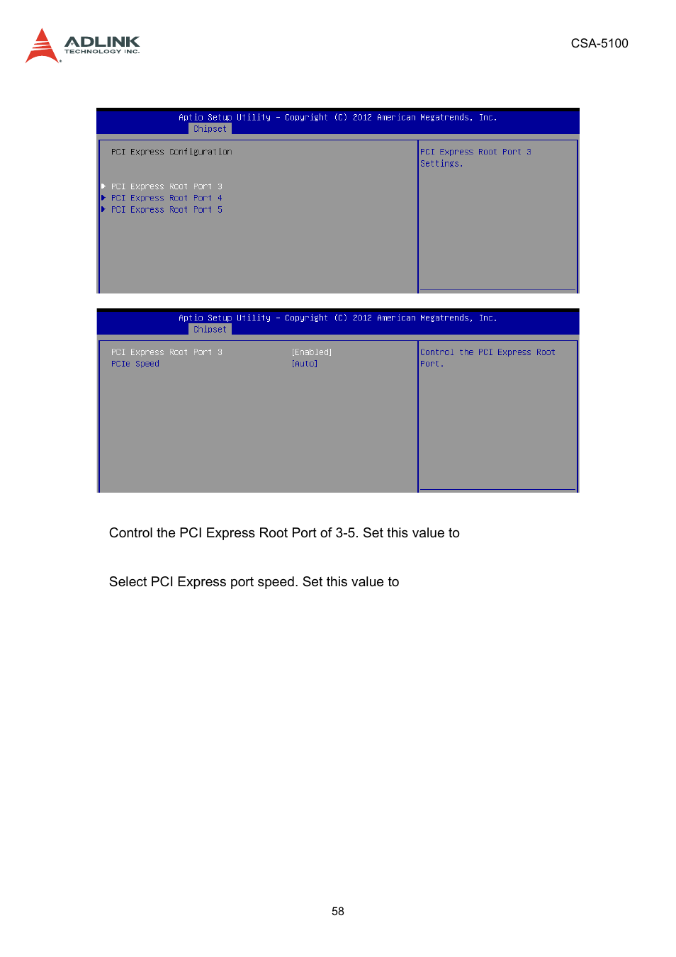 ADLINK CSA-5100 User Manual | Page 58 / 70