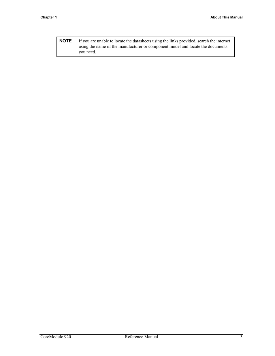ADLINK CoreModule 920 User Manual | Page 9 / 64