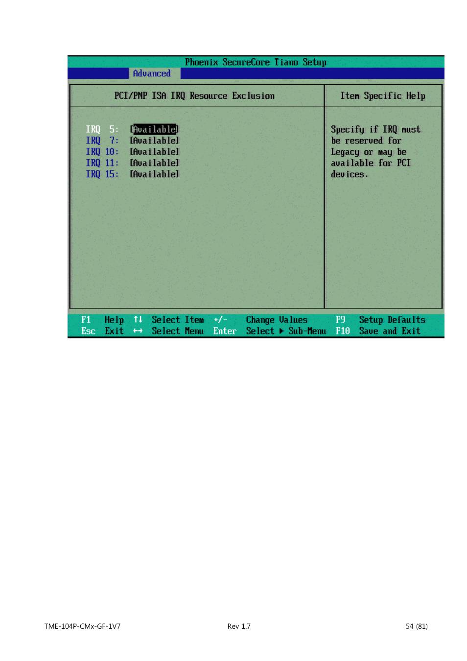 ADLINK CM3-GF User Manual | Page 62 / 93