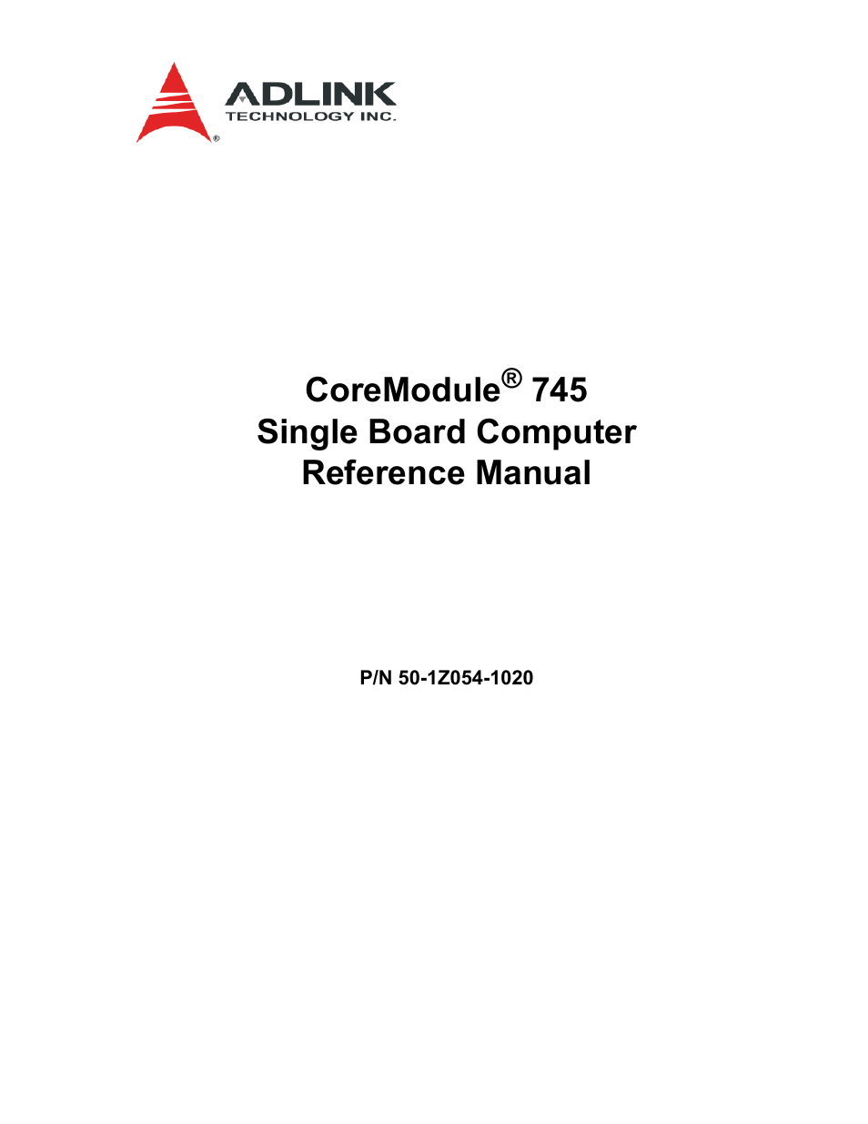ADLINK CoreModule 745 User Manual | 56 pages