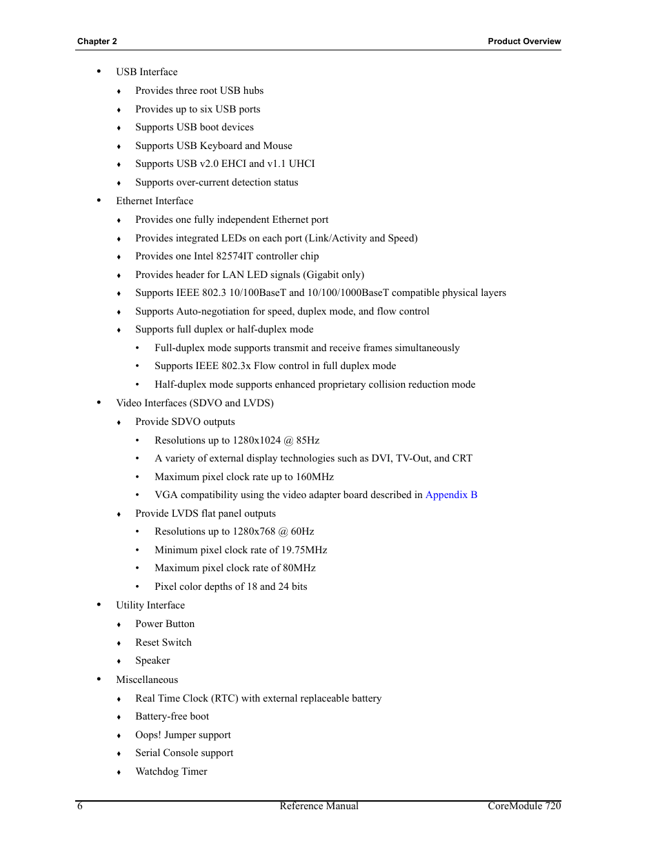 ADLINK CoreModule 720 User Manual | Page 12 / 62