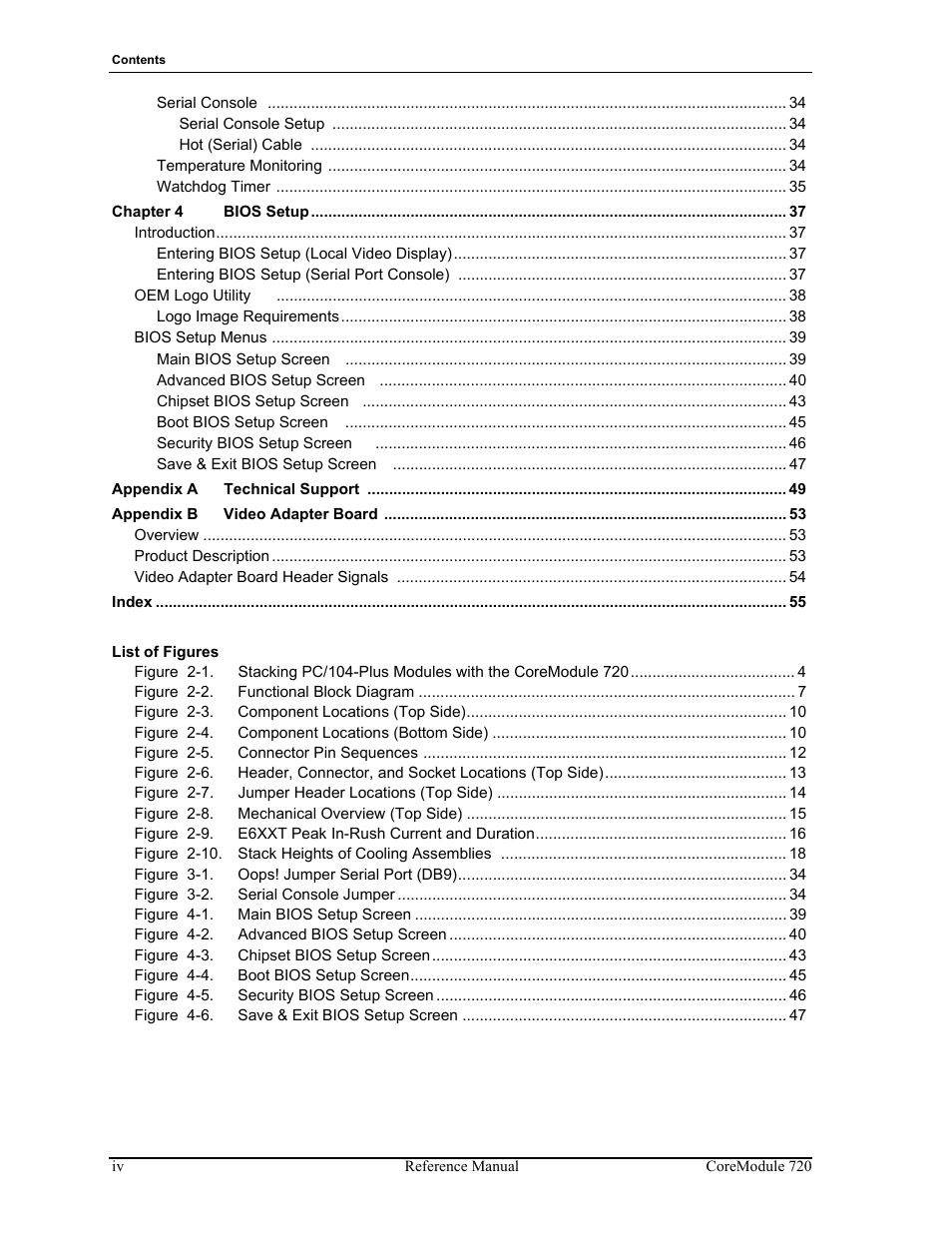 ADLINK CoreModule 720 User Manual | Page 4 / 62