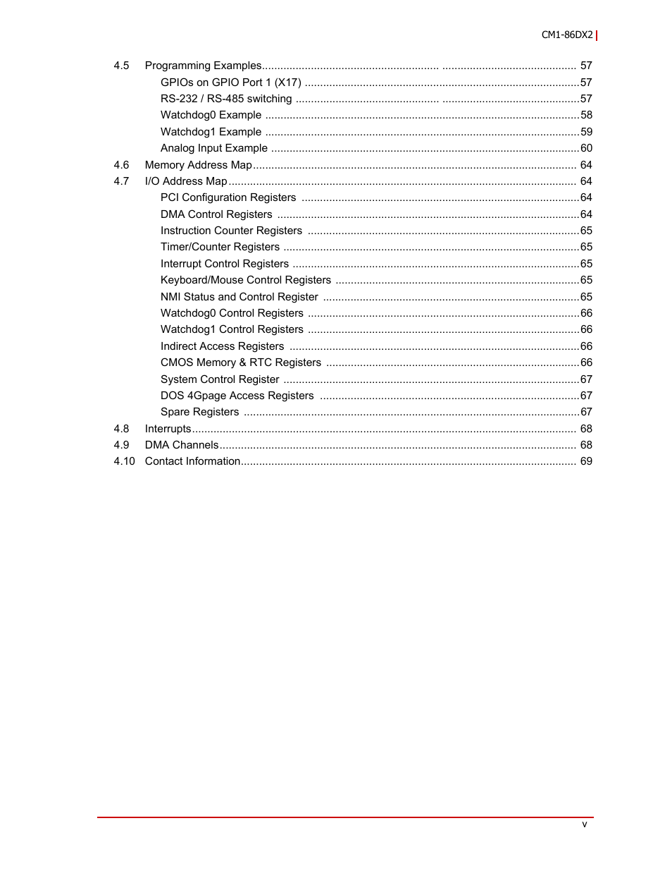 ADLINK CM1-86DX2 User Manual | Page 5 / 78