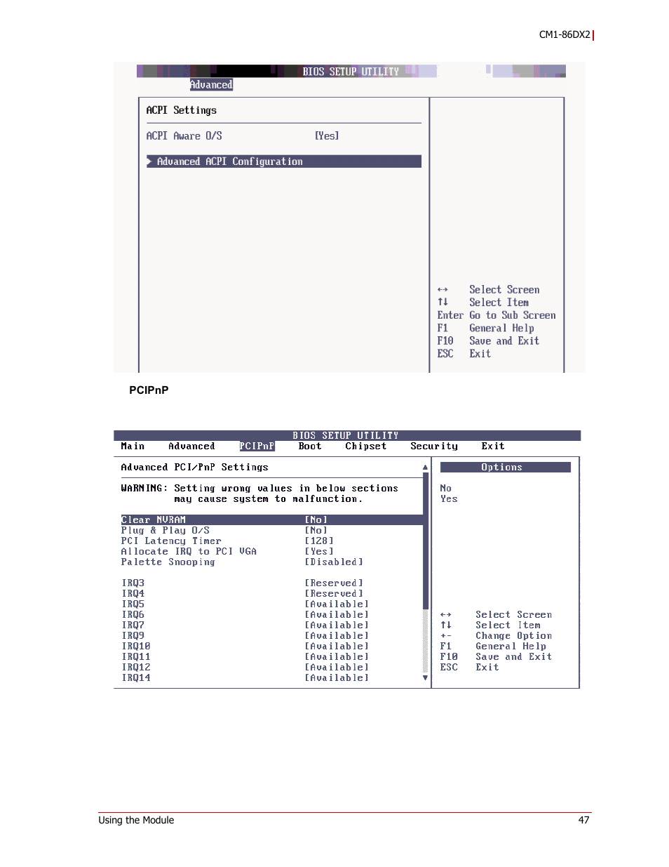 ADLINK CM1-86DX2 User Manual | Page 53 / 78