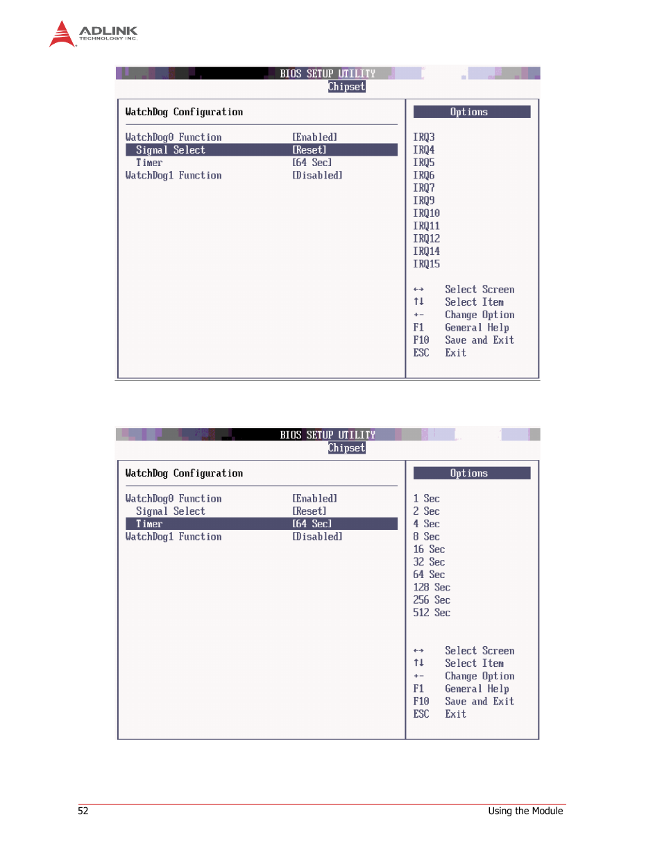ADLINK CM1-86DX2 User Manual | Page 58 / 78
