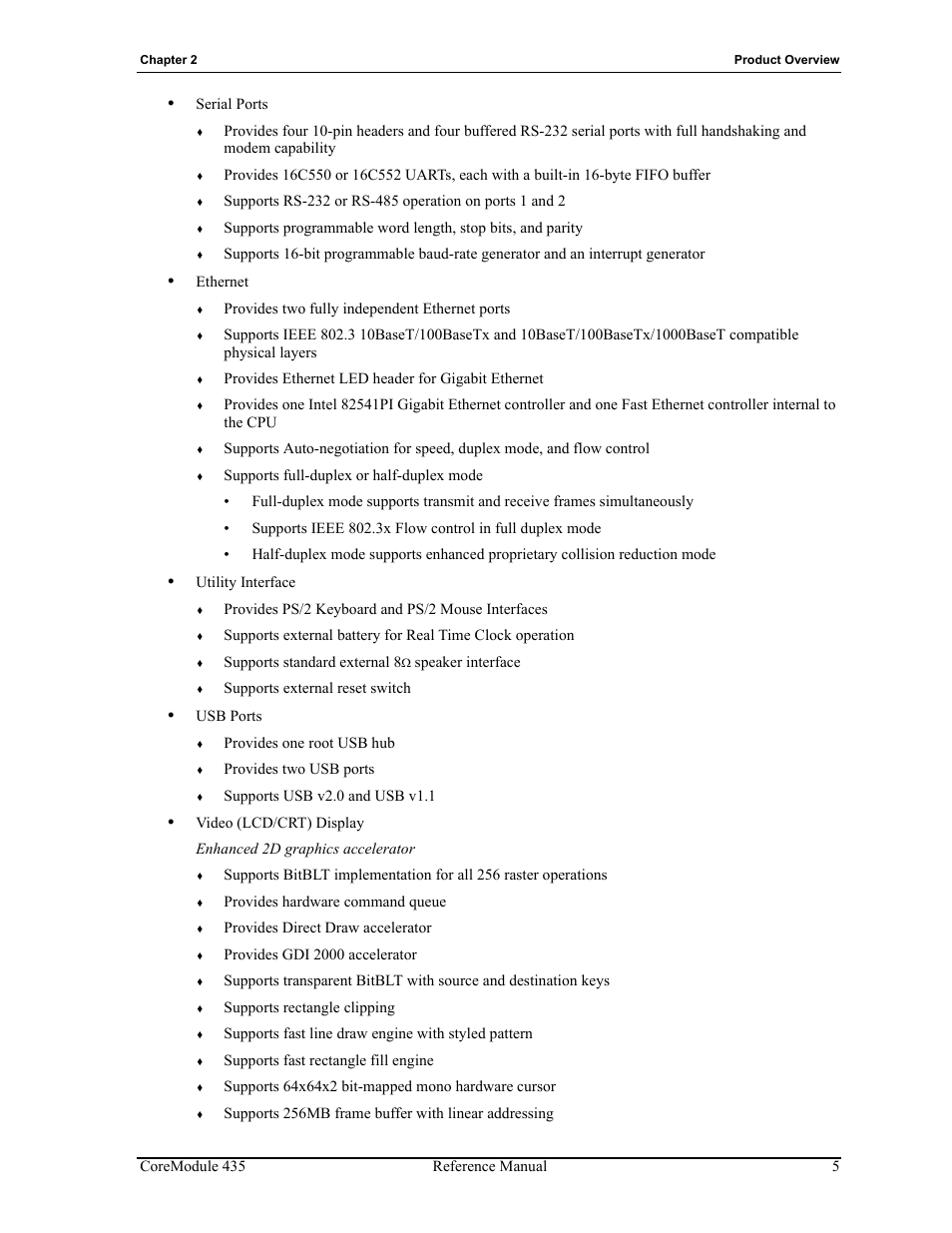 ADLINK CoreModule 435 User Manual | Page 11 / 58