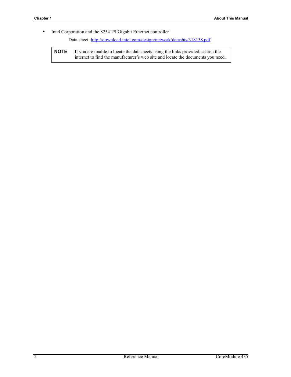 ADLINK CoreModule 435 User Manual | Page 8 / 58