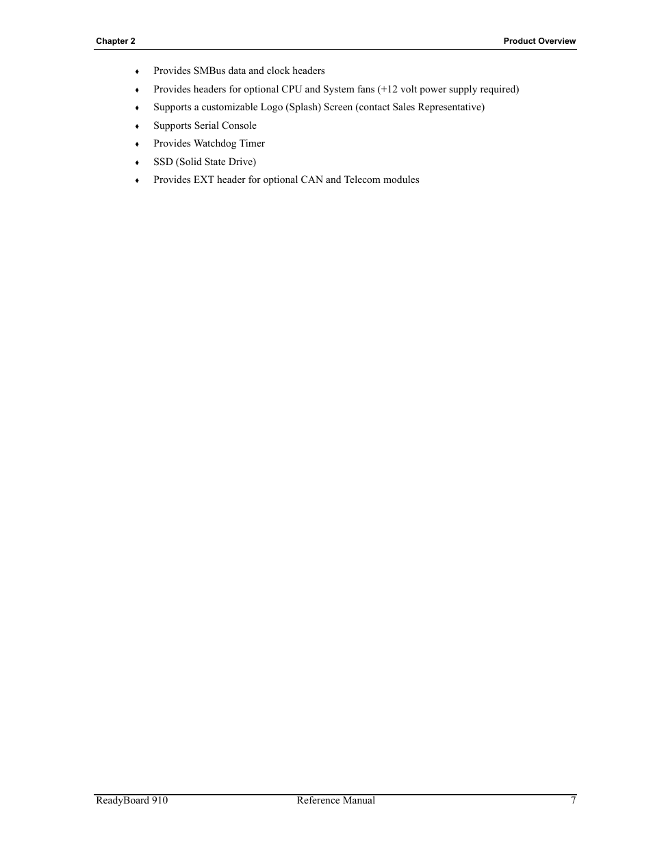 ADLINK ReadyBoard 910 User Manual | Page 13 / 68