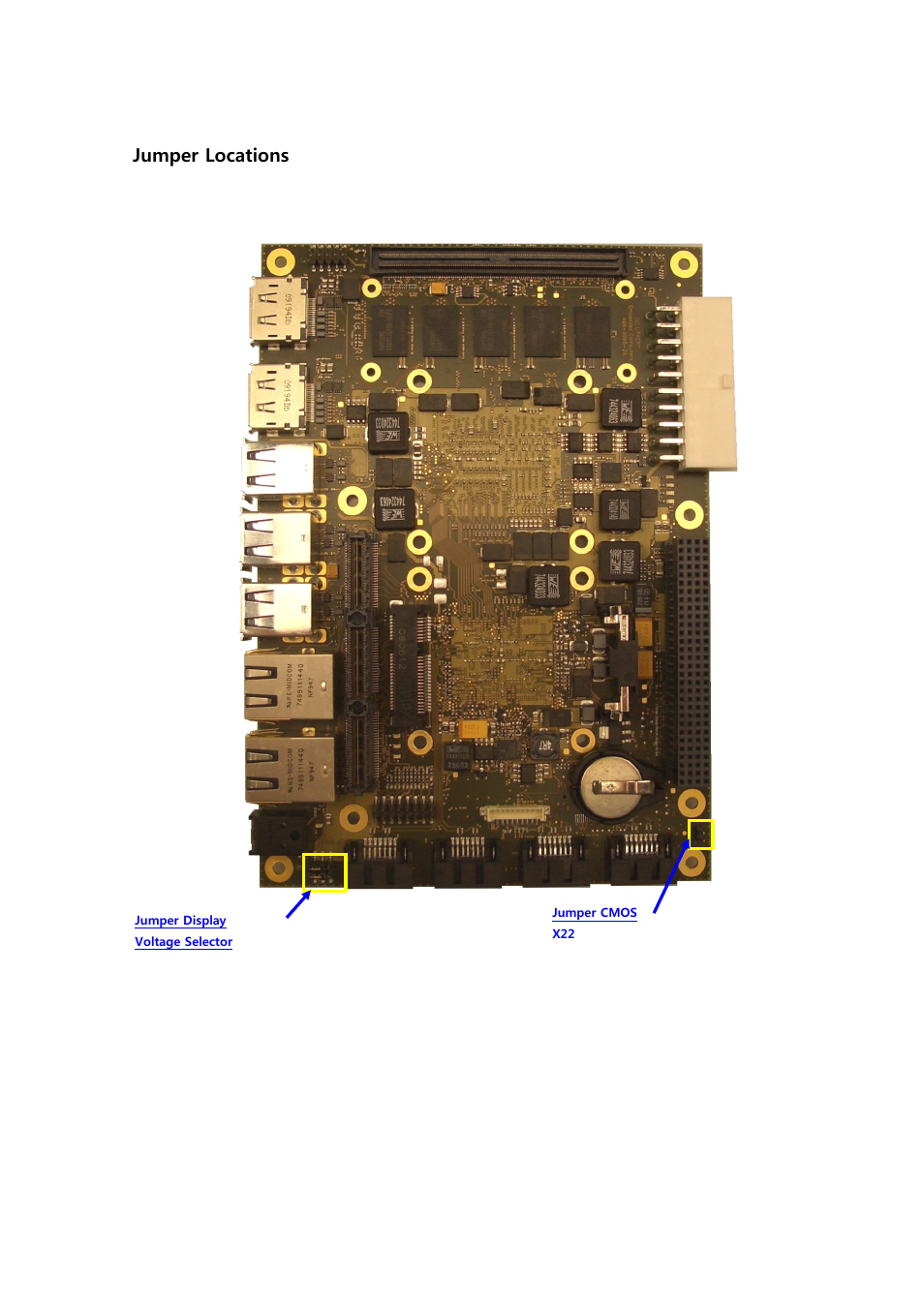 2 jumper locations | ADLINK Hurricane-QM57 User Manual | Page 16 / 84