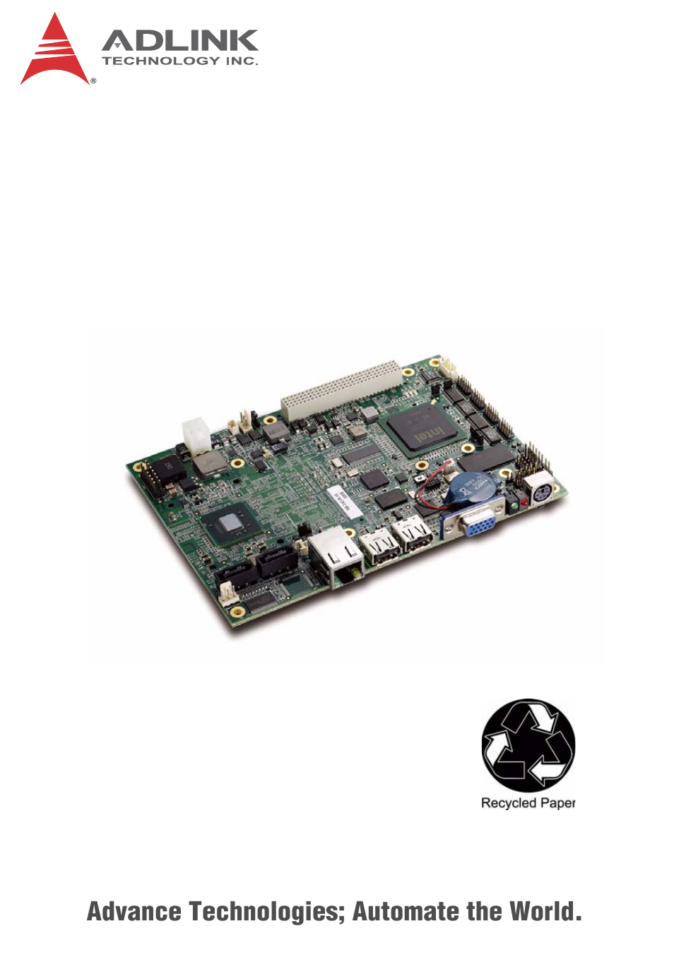 ADLINK ReadyBoard 740 User Manual | 68 pages