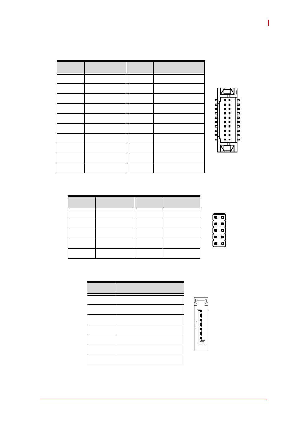 Dvi connector (cn13), Gpio pin header (cn14), Sata connectors (cn15/16) | ADLINK ReadyBoard 740 User Manual | Page 27 / 68