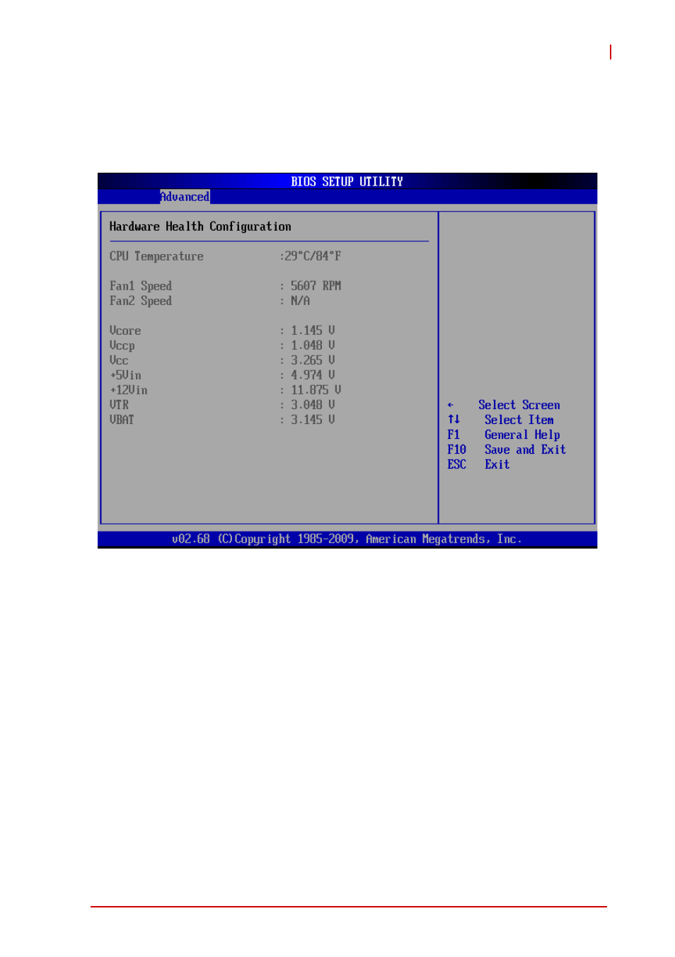 Hardware health configuration | ADLINK ReadyBoard 740 User Manual | Page 41 / 68