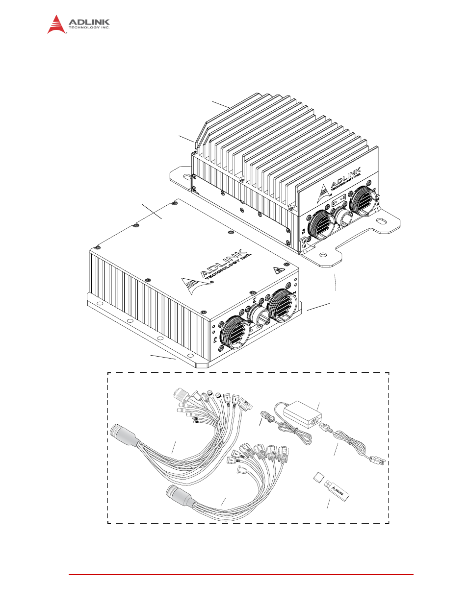 7 what’s in the box, What’s in the box, Figure 1-2 | Hperc-ibr-h unit with accessories | ADLINK HPERC-IBR-HH User Manual | Page 14 / 42