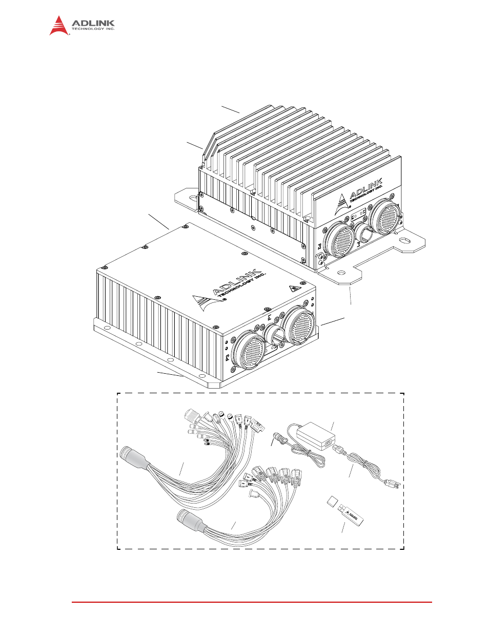 7 what’s in the box, What’s in the box, Figure 1-2 | Hperc-ibr-m unit with accessories | ADLINK HPERC-IBR-MC User Manual | Page 14 / 42