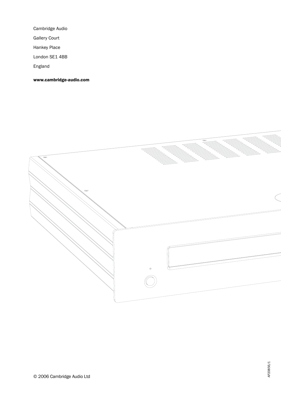 Cambridge Audio 640H User Manual | Page 15 / 15