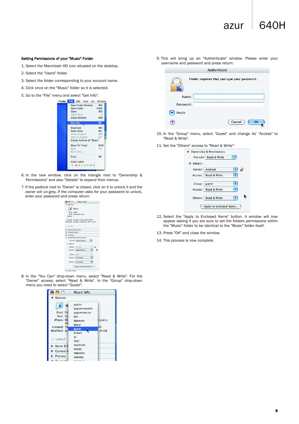 640h azur | Cambridge Audio 640H User Manual | Page 8 / 15