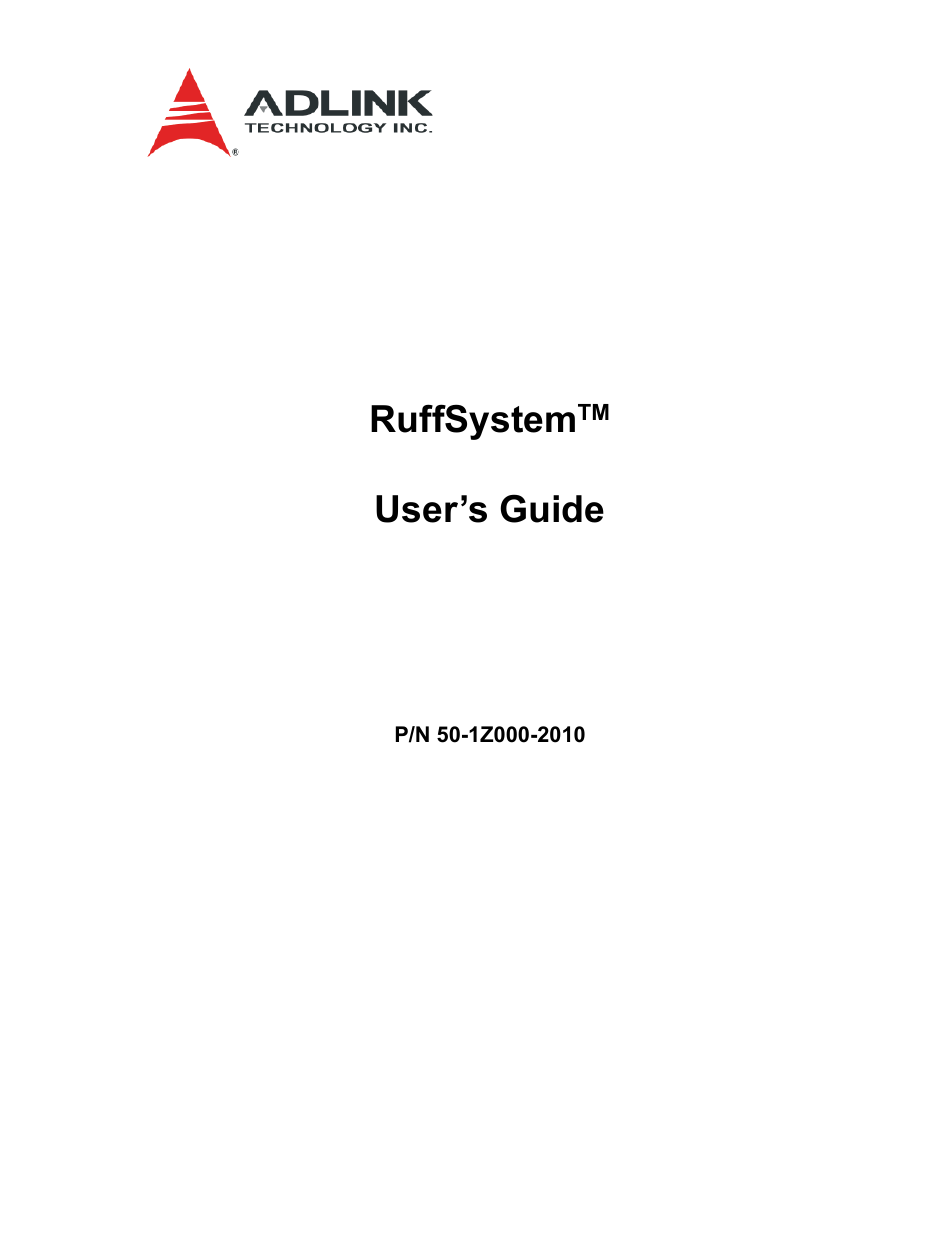 ADLINK RuffSystem 735 User Manual | 20 pages