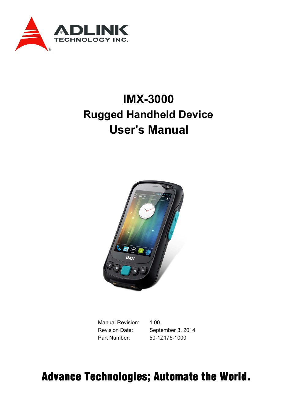 ADLINK IMX-3000 User Manual | 57 pages