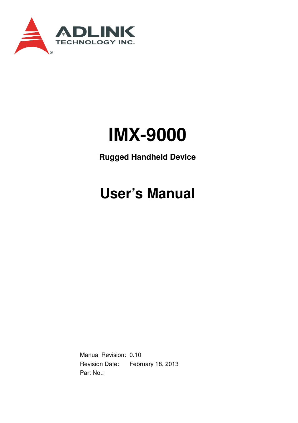 ADLINK IMX-9000 User Manual | 29 pages