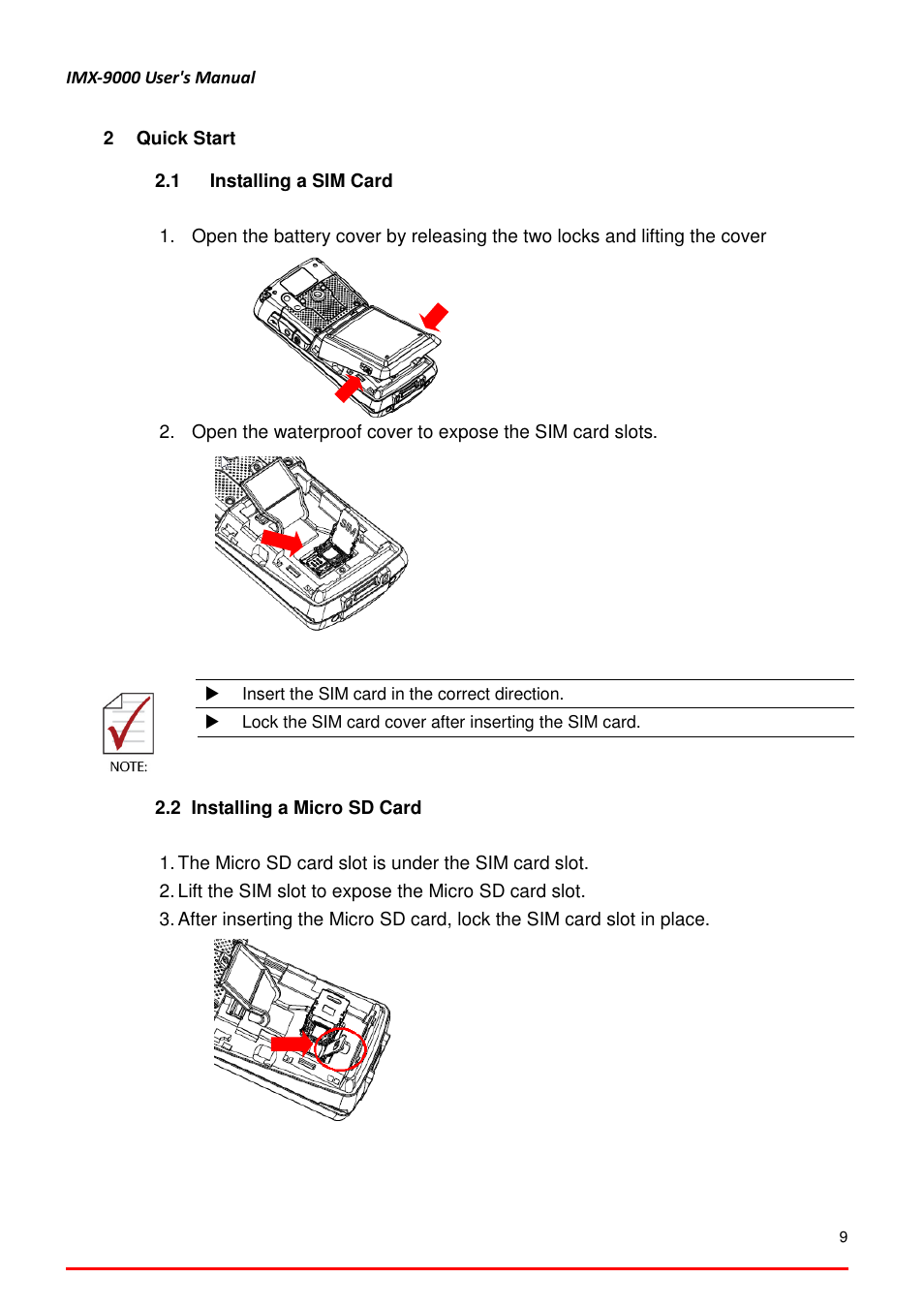 ADLINK IMX-9000 User Manual | Page 9 / 29