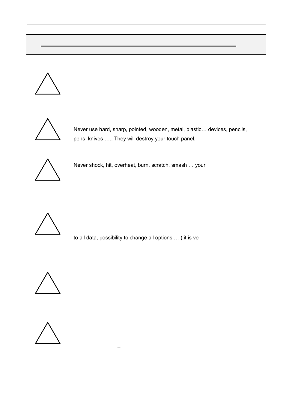 Ommon warnings, Handling and safety instructions | ADLINK MLC 4-21 User Manual | Page 28 / 37