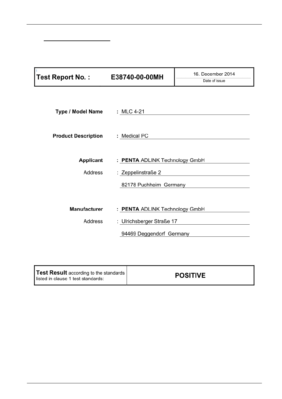 Test compliance, Ummary for all, Tests | R 12.2 emc test compliance, Emc test compliance | ADLINK MLC 4-21 User Manual | Page 32 / 37