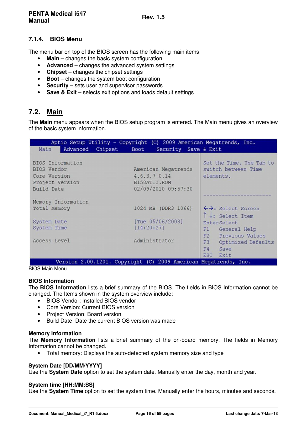 Main | ADLINK Medical-i7 18/21 User Manual | Page 16 / 59