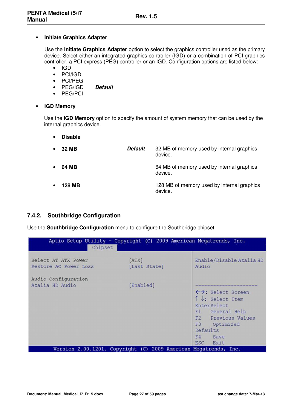 ADLINK Medical-i7 18/21 User Manual | Page 27 / 59