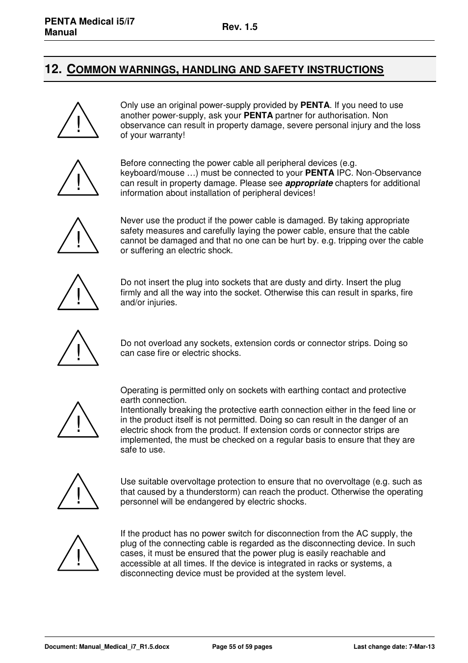 ADLINK Medical-i7 18/21 User Manual | Page 55 / 59