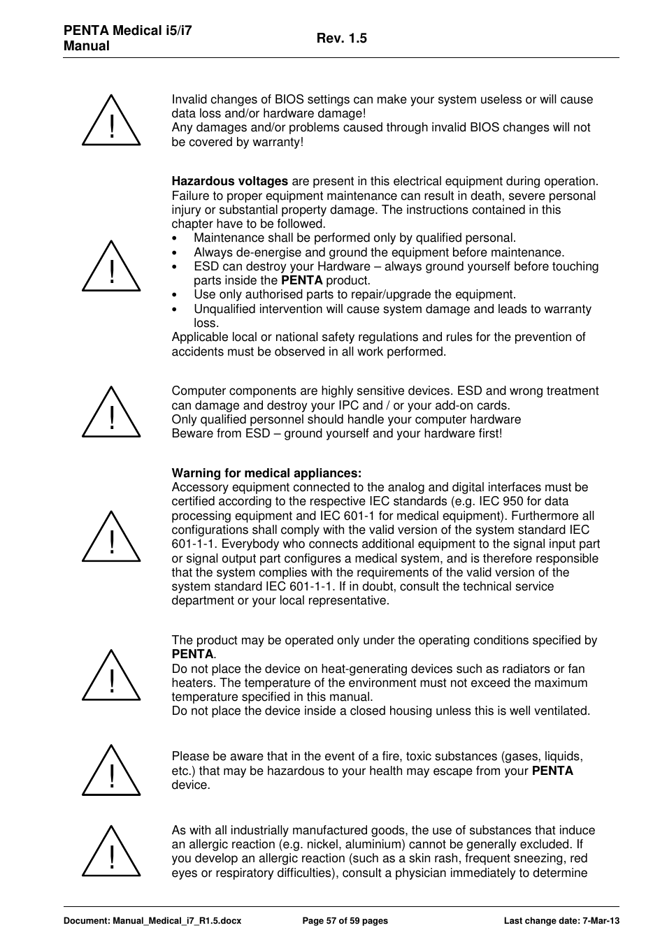 ADLINK Medical-i7 18/21 User Manual | Page 57 / 59