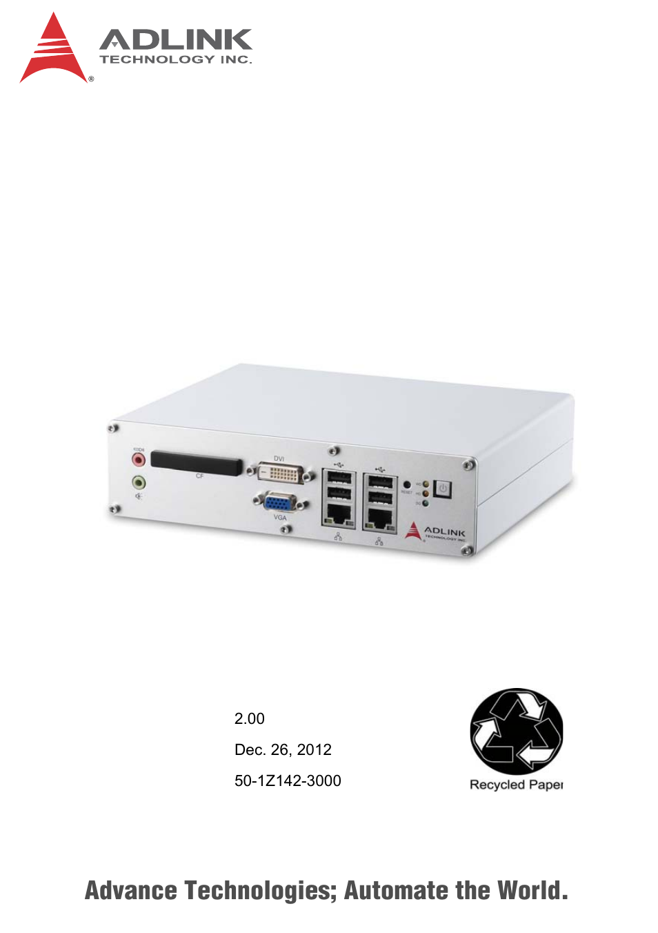 ADLINK iSeries Monitor 18/21 User Manual | 84 pages