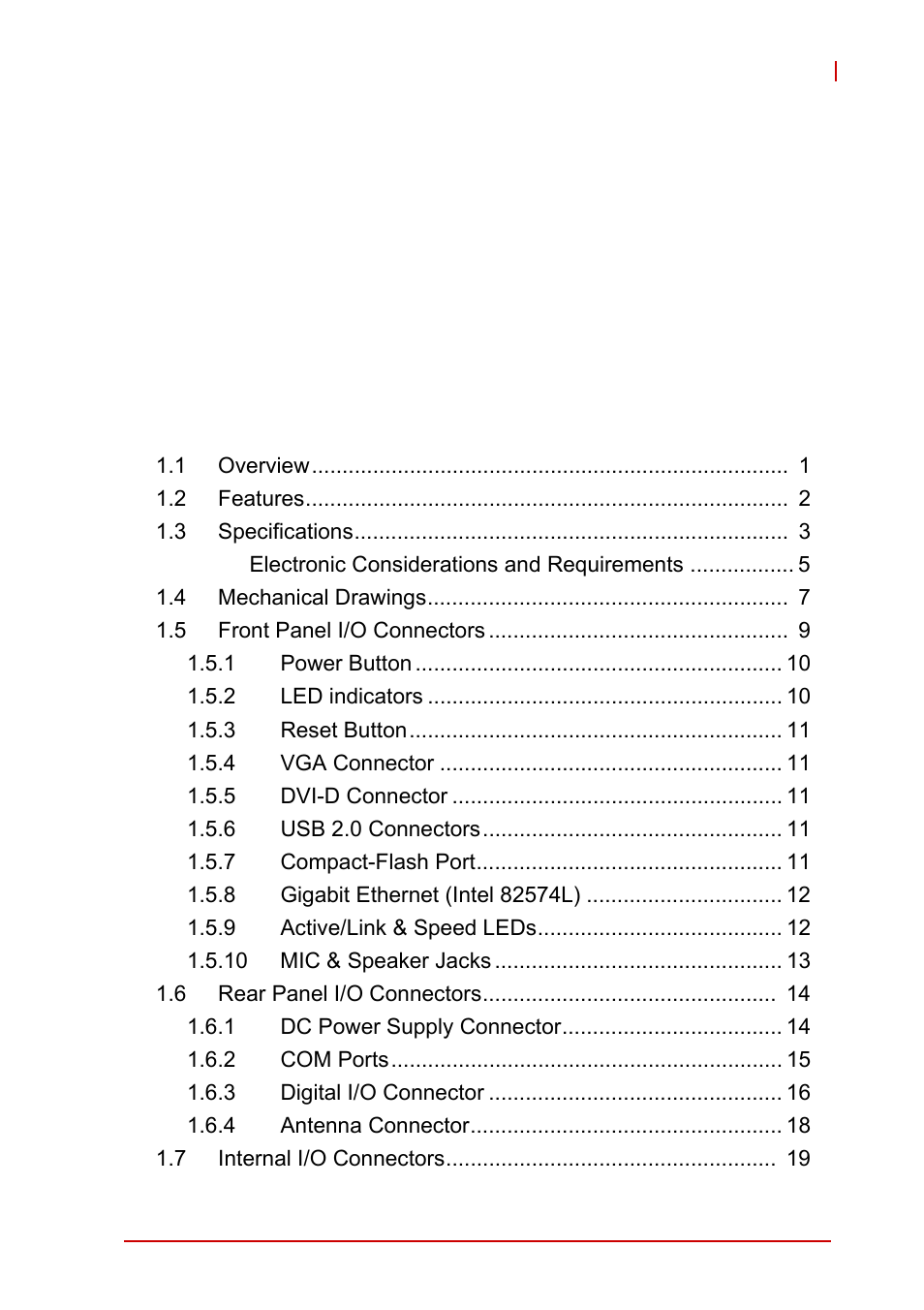 ADLINK iSeries Monitor 18/21 User Manual | Page 5 / 84