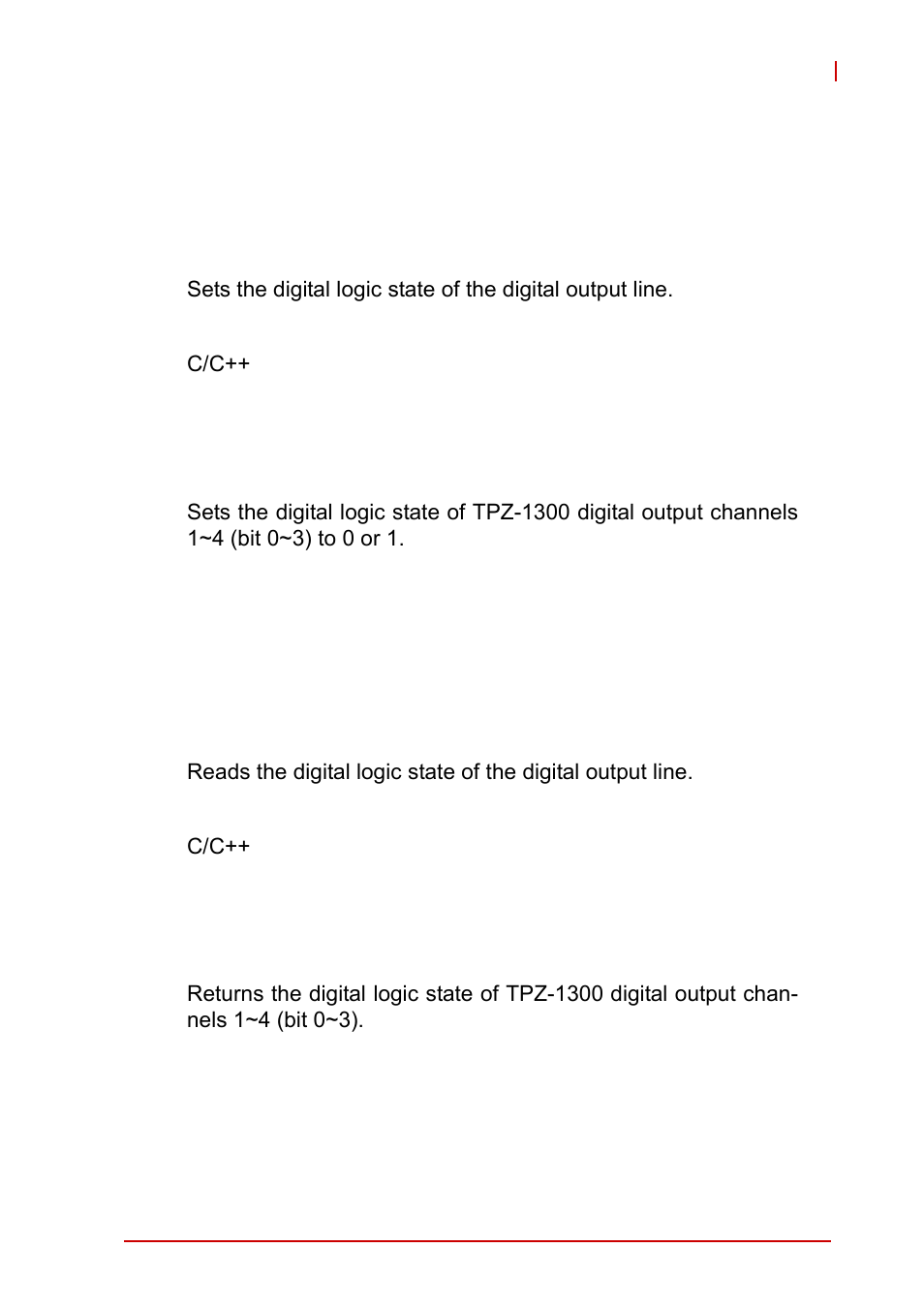 Gpo_write(), Gpo_read(), Gpo_write() gpo_read() | ADLINK iSeries Monitor 18/21 User Manual | Page 61 / 84