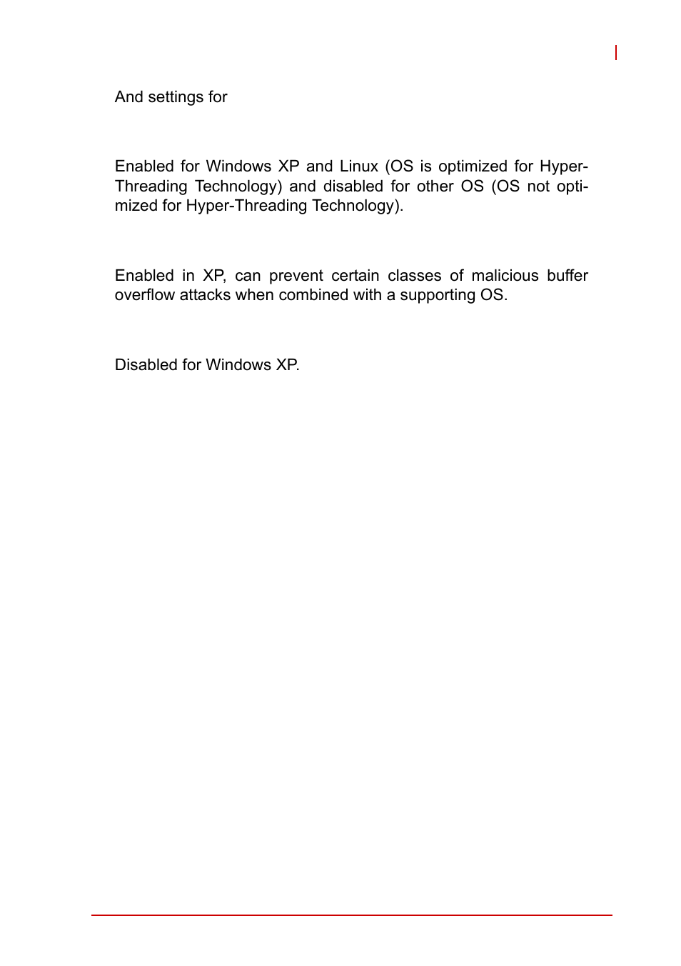 Hyper-threading, Execute disable bit, Limit cpuid maximum | ADLINK iSeries Monitor 18/21 User Manual | Page 67 / 84