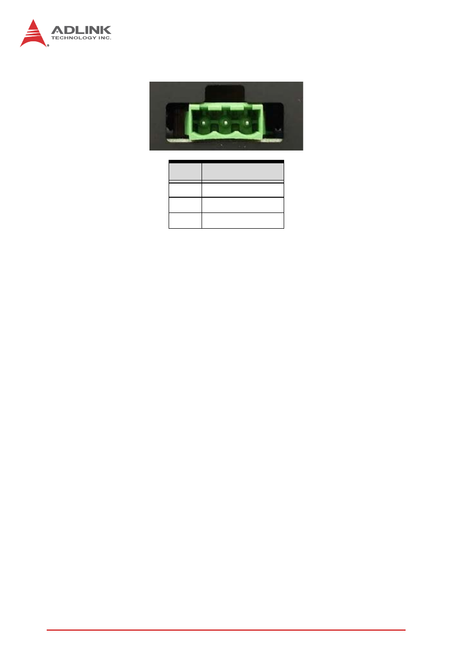 Dc power input connector, Table 2-7: com2 pinout | ADLINK STC-15W04 User Manual | Page 20 / 66