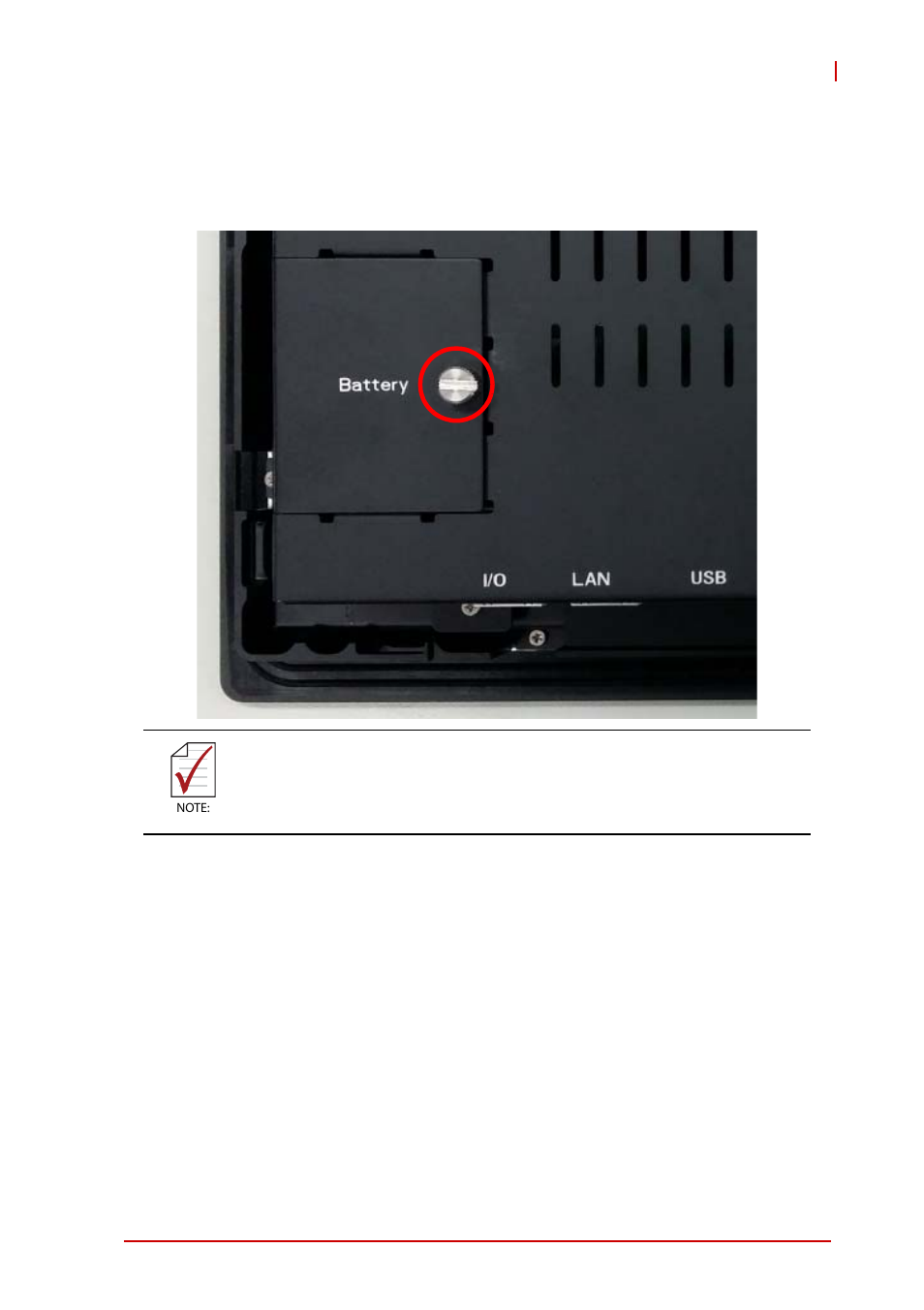 4 cmos battery replacement, Cmos battery replacement | ADLINK STC-15W04 User Manual | Page 25 / 66