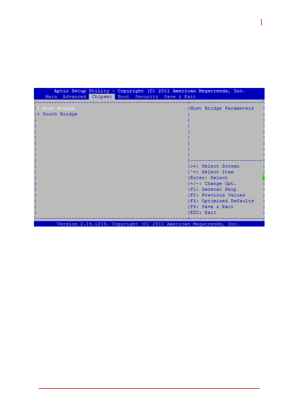 5 chipset configuration, Chipset configuration | ADLINK STC-15W04 User Manual | Page 49 / 66