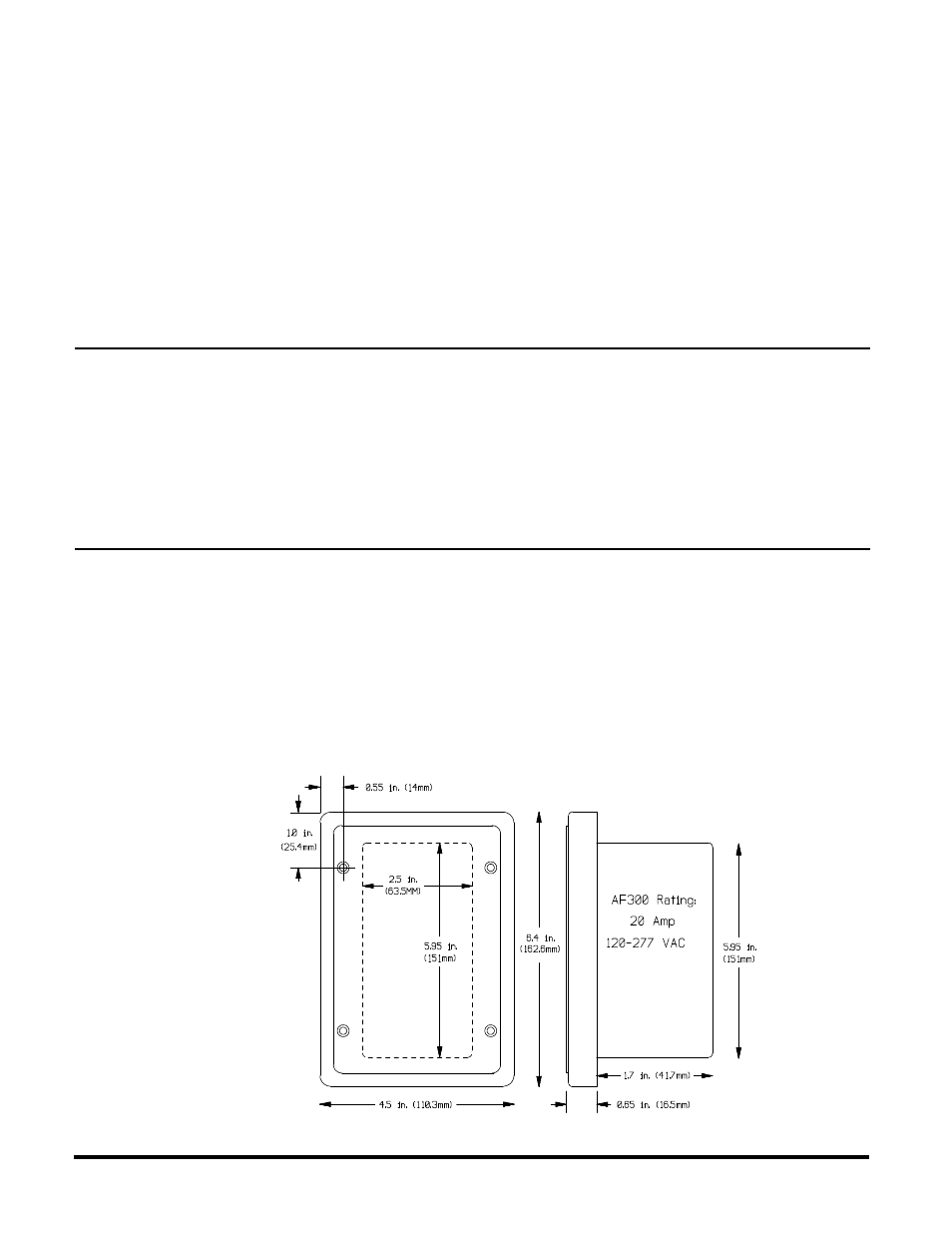 Advanced Control Technologies AF300 (FILTER 277 VAC 2 WIRE LOW PASS) User Manual | Page 2 / 2