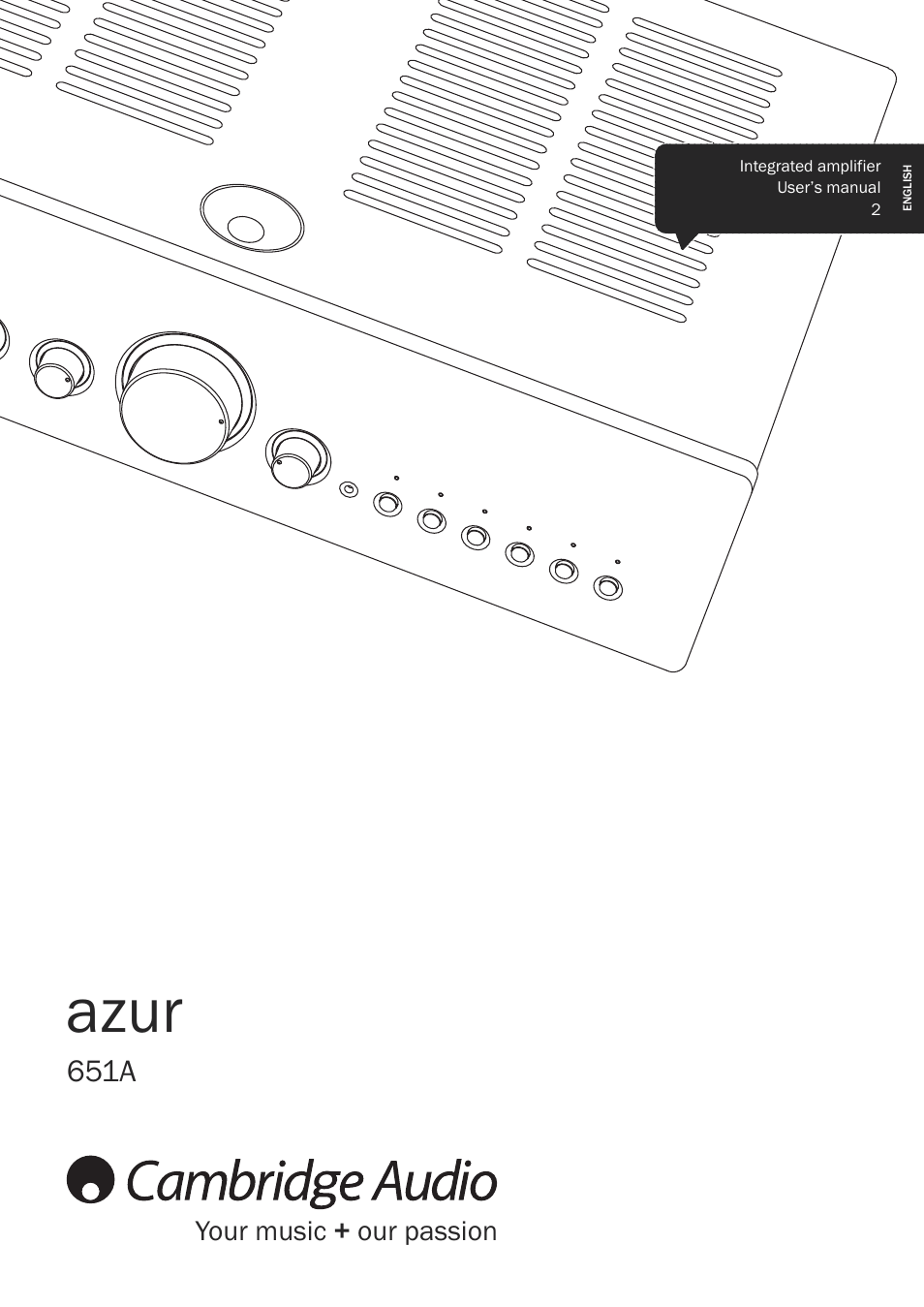 Cambridge Audio AZUR 651A User Manual | 14 pages