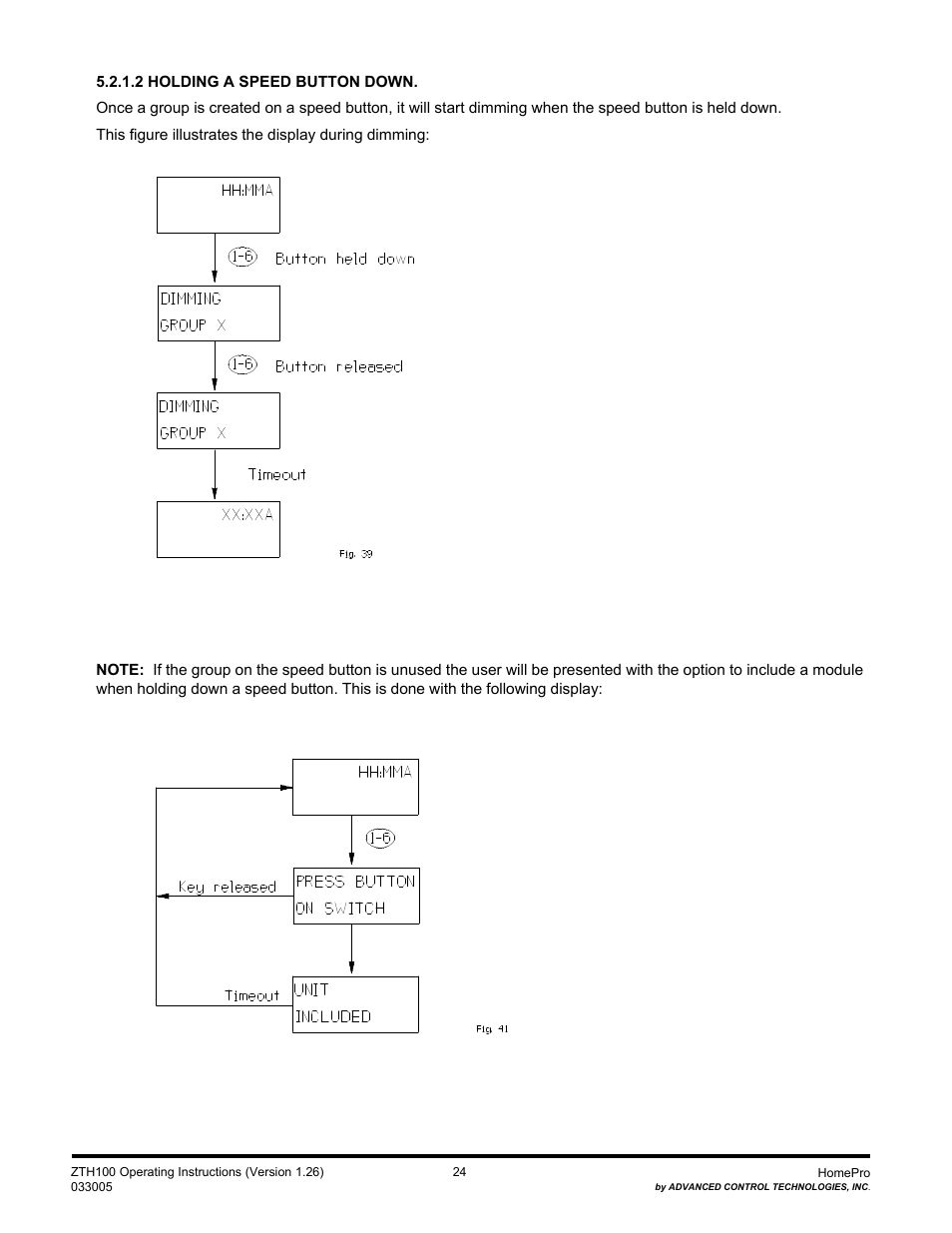 Advanced Control Technologies Specs Instructions ZTH110 (RF Controller, HandheldLED Indicator, 908.42MHz) User Manual | Page 24 / 26