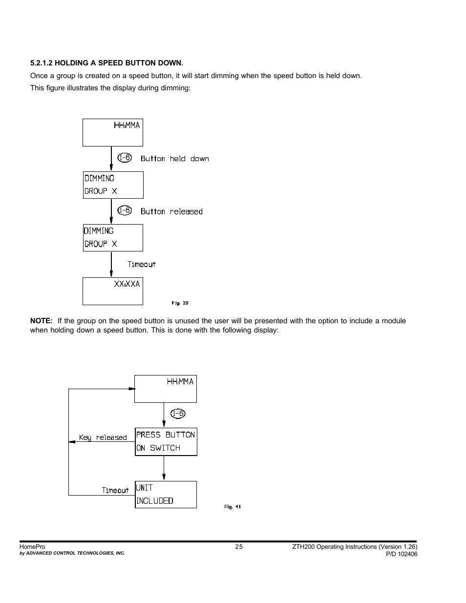 Advanced Control Technologies Specs Instructions ZTH210 (RF Controller, HandheldLED Indicator, 868.42MHz) User Manual | Page 25 / 27