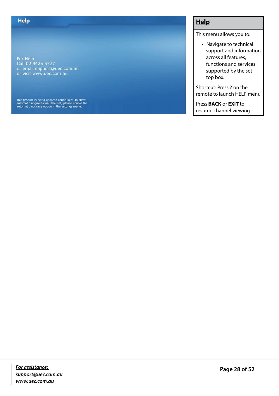Altech UEC PVR9600T High Definition Triple Tuner User Manual | Page 28 / 52