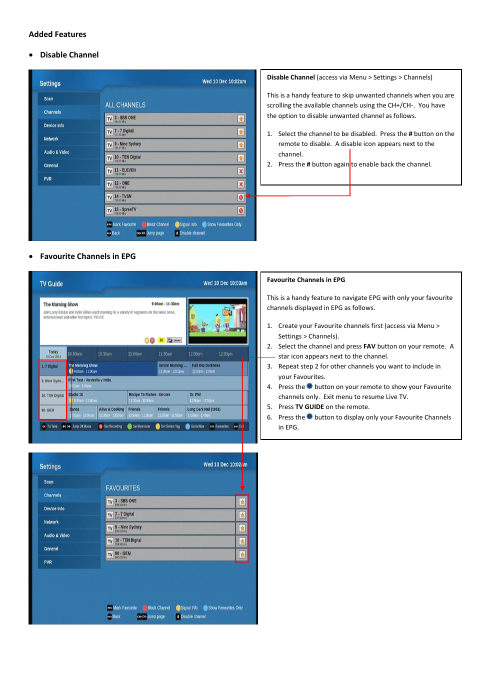 Altech UEC PVR9600Q High Definition Dual Tuner User Manual | Page 6 / 9